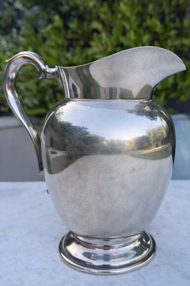 Reed & Barton Silver Plate Water Pitcher | American Silverplate | Taunton Massachusetts