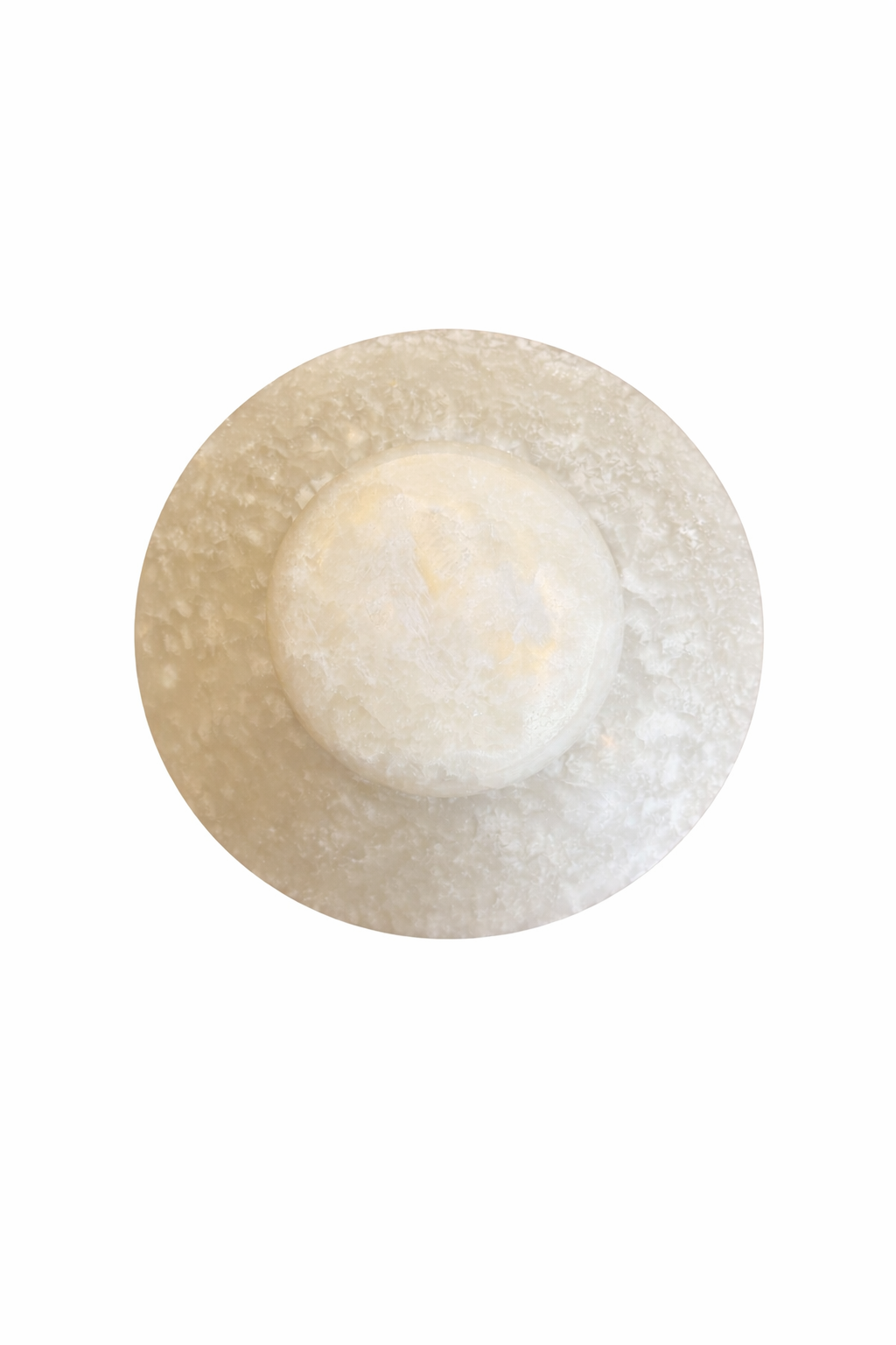 Vintage Onyx Pedestal Bowl – 10" Stone Compote | Sculptural Tabletop Decor