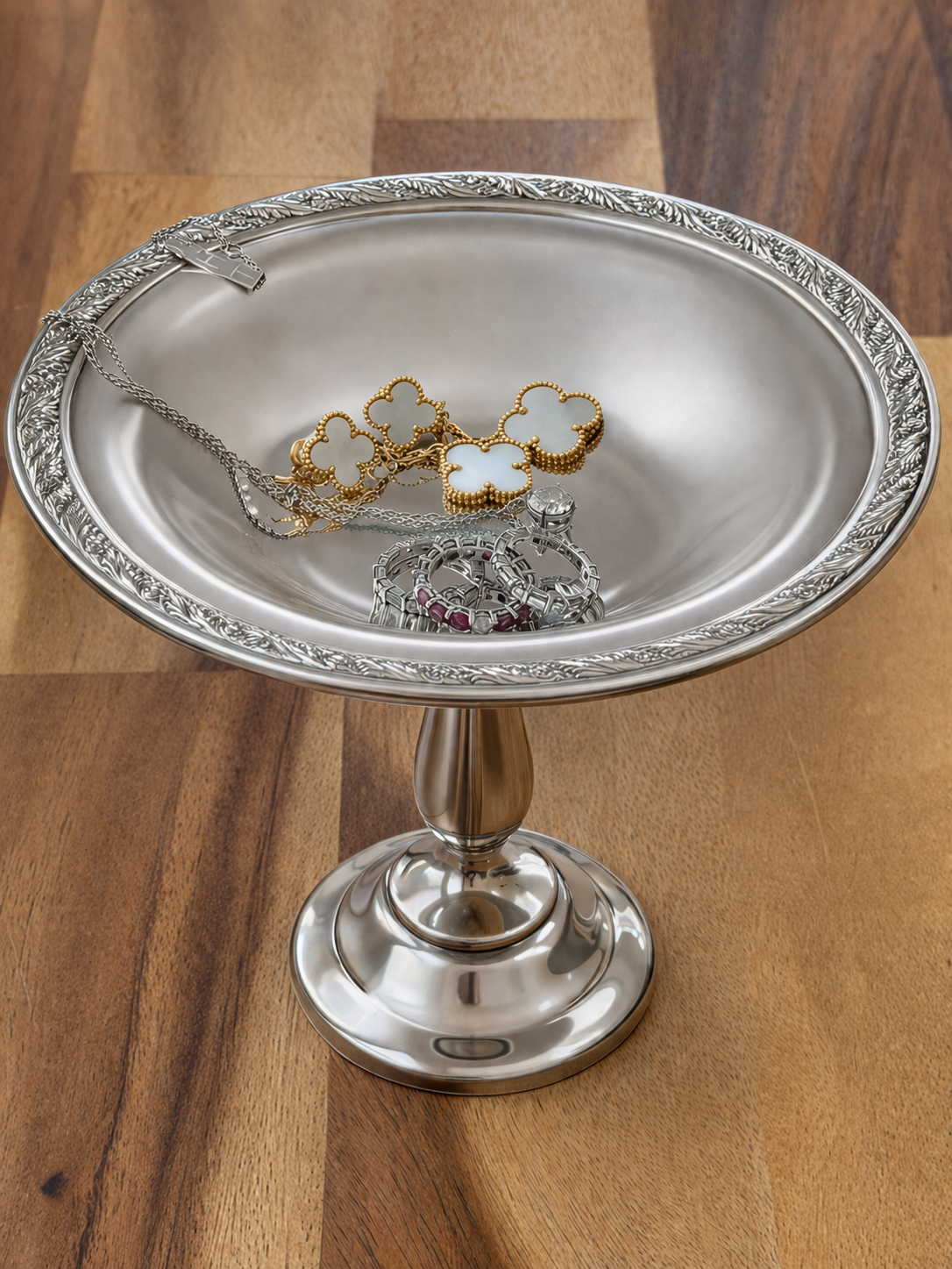 Wallace Silverplate Compote | American, Mid-Century