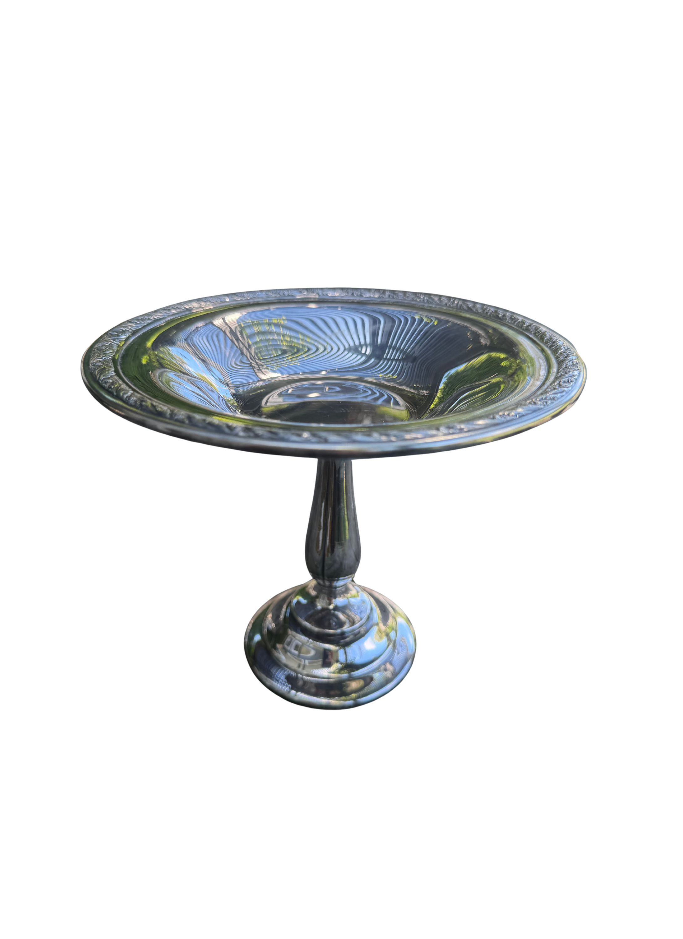 Wallace Silverplate Compote | American, Mid-Century